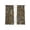 Brown, variant on Boho Floral Sheer Curtains 72 Inch Length 2 Panels Set, Vintage Botanical Paisley Flower Voile Window Treatment Rod Pocket Curtains Sheers Drapes for Bedroom/Living Room/Kitchen 52"x72"x2