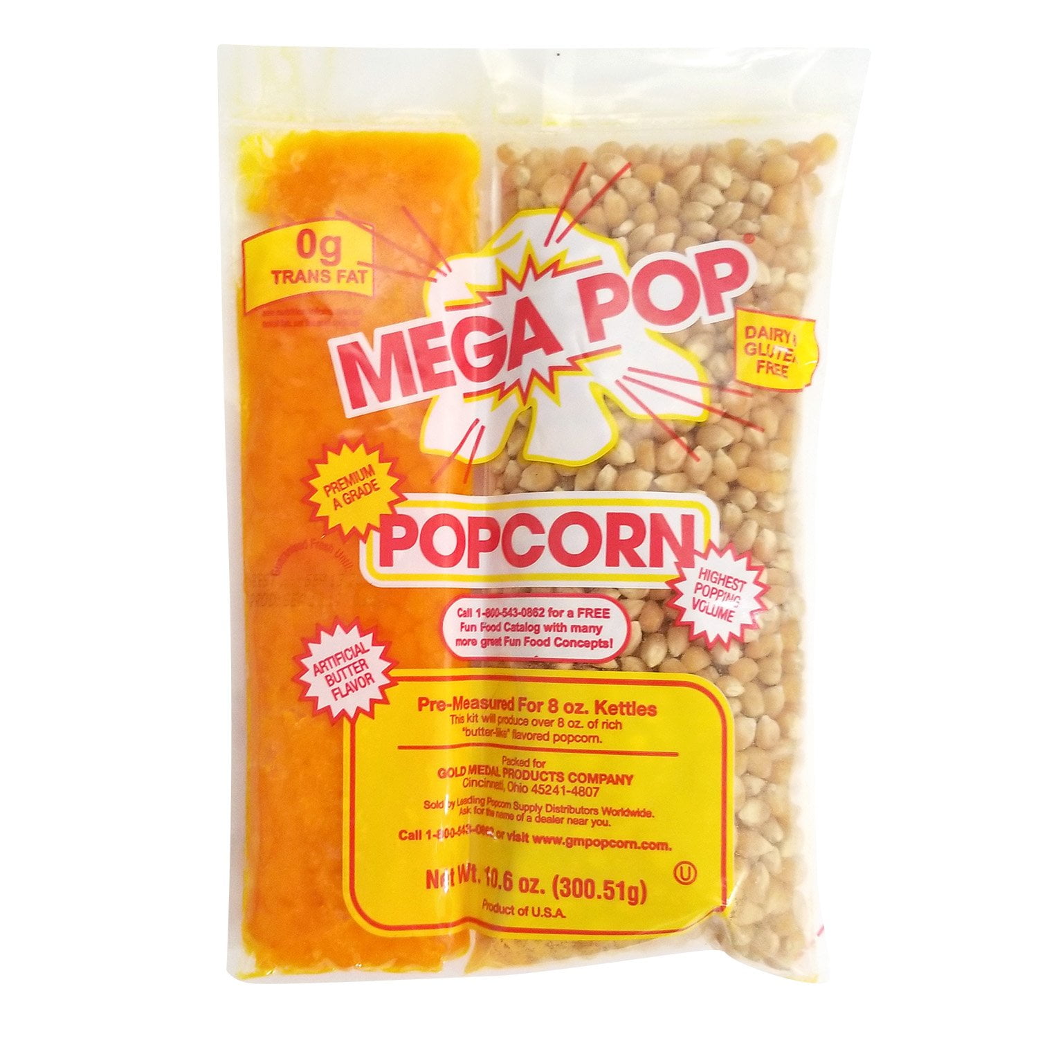 4113 Great Northern Popcorn Premium 10 Ounce Popcorn Portion Packs Cinema Case