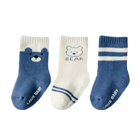 

GWAABD Ankle Support Socks Print Socks New Pattern Warm Socks Cute Plush Winter Thick Warm Heavy Thermal Cozy Crew Boot Socks 3 Pairs