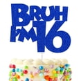 thumbnail image 1 of Adorno para Pastel Hequoyer Brillo Azul 16º Cumpleaños, 1 of 7