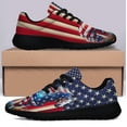 thumbnail image 3 of Patriotic Horse Shoes Sneakers Black Size 7, 3 of 7