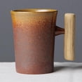 thumbnail image 3 of Taza de grande de cerámica, , apto para microondas y vavajils, taza de , cerámica rústica mate, de de hierbas modern perfecl Taza de café de cerámica, 3 of 8