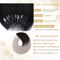 thumbnail image 4 of SEGO Micro Loop Real Thick Human Hair Extensions 100 Strands Invisible Micro Ring Beads Remy Thick Hair, 4 of 8