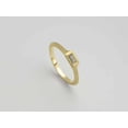 thumbnail image 2 of HeartsAndYou 0.1ct Baguette Cut Moissanite Engagement Ring for Women Solitaire 18k Yellow Gold Over Silver, 2 of 6