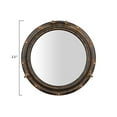 thumbnail image 3 of Creative Co-op Miroir à Hublot, Métal Rouille, 3 of 6