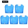 thumbnail image 2 of Bolsa de agua portátil para exteriores, 5 uds., 5L, plegable, para acampar y Picnic (azul) Likrtyny Deportes al aire libre Salida diaria Juego de fiesta, 2 of 8