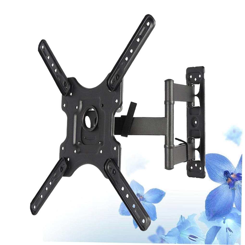 UPKOCH Black Rotated Holder Stretchable TV Wall Mount for Flat Panel TV with Steel Construction 32 to 58 Inches