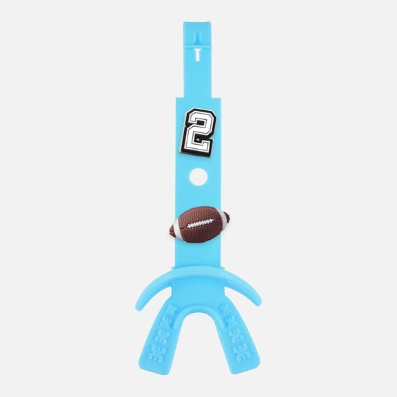 Baby Blue Soft Football Mouthguard 2.0