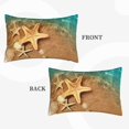 thumbnail image 2 of Honeii Starfish And Seashell 1 Decorative Throw Pillow Case - Elevate Your Couch, Sofa, or Bed with Stylish Home Decor, Perfect Gift Idea-16"x24", 2 of 6