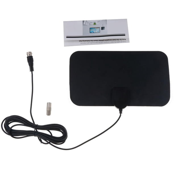 Alta Ganancia Hd Tv Dtv Box Antena De Tv Digital Enchufe De La Ue 50 Millas Booster Activo Interior Antena Hd Diseño Plano 25Db Advancent EL012271-00