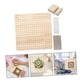 thumbnail image 5 of Tablas de tejer de ganchillo, moldeador de regalo, placa fija, accesorios cuadrados, suministros de tejido, tablero de bloqueo de madera posicional de ganchillo, 5 of 5