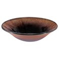 thumbnail image 1 of Bol d'Évier en Verre Trempé Rond - Noir & Marron, 1 of 1