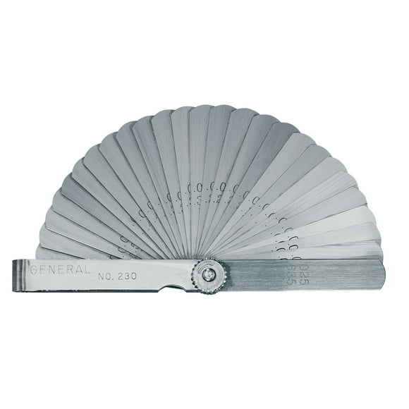 Palpador General Tools 230 Economy de 26 hojas con sistema métrico
