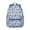 Blue, variant on Geometric Shapes Texture Print Laptop Backpack for College Students, Stylish Bookbag for School and Work, Durable Daypack with Organizer, Ideal Gift Idea