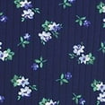thumbnail image 3 of FLORA Intimates Blue Lace Trim Floral Nightgown Juniors M, 3 of 3