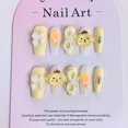 thumbnail image 2 of Pochacco-pegatinas de uñas postizas de dibujos animados, calcomanías de uñas Pochacco Kawaii, dulces y lindas, Cinnamoroll, manicura hecha a mano, regalo de parche de Ail, nuevo, 2 of 3