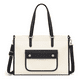 thumbnail image 1 of Bolsa De Lona Para Mujer Playa Tote Bag Impermeable Blanco/Negro, 1 of 5