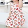 thumbnail image 4 of ibuvkizy Girls Summer Dresses Baby Princess Dress Toddler Baby Girls Sleeveless Dress Graphic Print Children's Clothing Toddler Birthday Party Gown Kids Cute, 4 of 5