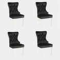 thumbnail image 1 of CHAISE CAIRUS en noir ENSEMBLE DE 4, 1 of 6