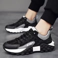 thumbnail image 3 of Zapatos de moda para hombre, primavera y otoño, deportes juveniles, zapatos casuales, zapatos de papá con aumento de altura, zapatos de moda con suela gruesa, 3 of 5