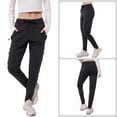 thumbnail image 3 of FEN AI Womens Insulated Ski Pants Fleece Lined Sweatpants for Hiking Outdoor Athletic Winter Warm Trousers, 3 of 5