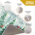 thumbnail image 4 of Winter Pines Tree Dish Drying Mats for Kitchen Counter, Christmas Tree Dish Mat Absorbent Reversible Microfiber Dish Drying Pad Winter Kitchen Drying Mat Dish Drainer Rack Mats for Coffee Bar 18"x24", 4 of 6