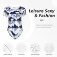 thumbnail image 4 of Bingfone Motif Ours Polaire Iceberg Dessin Animé Justaucorps à Col Rond pour Femmes, Justaucorps à Manches Courtes à Boutons-Pression, Adapté pour Fête, Sports, Usage Quotidien - Grand, 4 of 7
