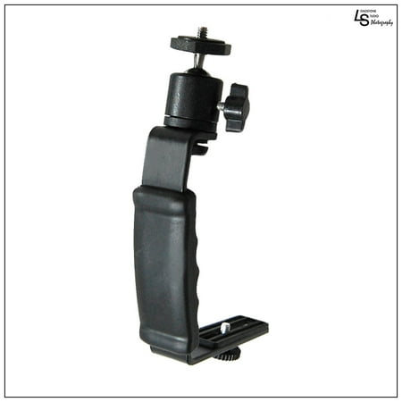 L-Bracket with Standard 1/4'-20 Mounts with Aluminum Construction for Photography and Video Lighting by Loadstone Studio WMLS0324 L-Bracket with Standard 1/4'-20 Mounts with Aluminum Construction for Photography and Video Lighting by Loadstone Studio WMLS0324