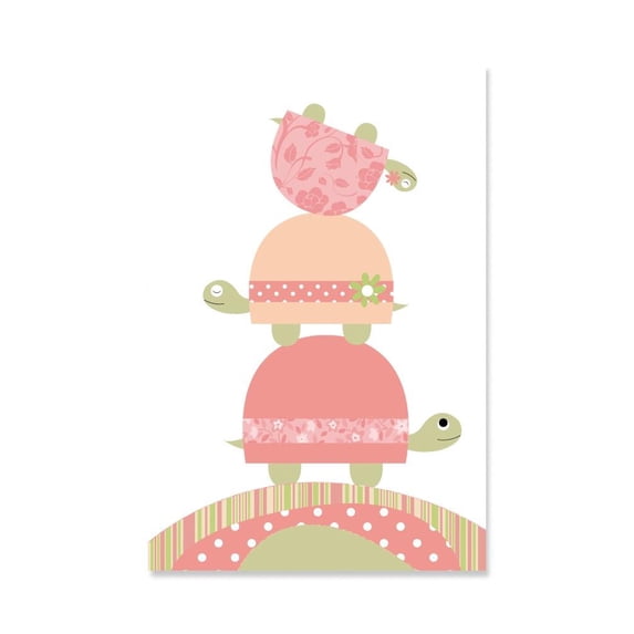 Cute Ornate Baby Turtles Poster -Image by Shutterstock