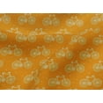 thumbnail image 4 of oneOone Viscose Jersey Fabric Dot & Bicycle Block Print Fabric By Yard 60 Inch Wide, 4 of 5