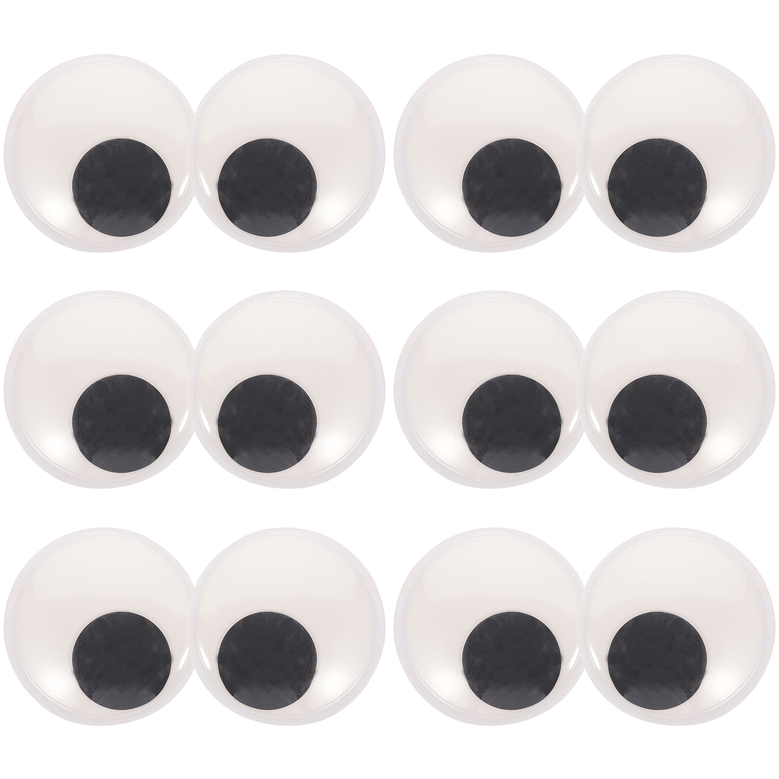 1 Pair 75mm Giant Googly Wiggle Eyes with Self-adhesive for Christmas Tree  Home Party Decor,Super Funny