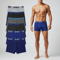 thumbnail image 1 of Paquete de 4 boxers deportivos para hombre ropa interior transpirable de poliester premium ajuste anatomico ultracomodo elastico secado rapido suaves ligeros ideales para gimnasio deporte y uso diario, 1 of 8