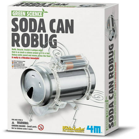 4M KidzLabs Soda Can Robug Science Kit