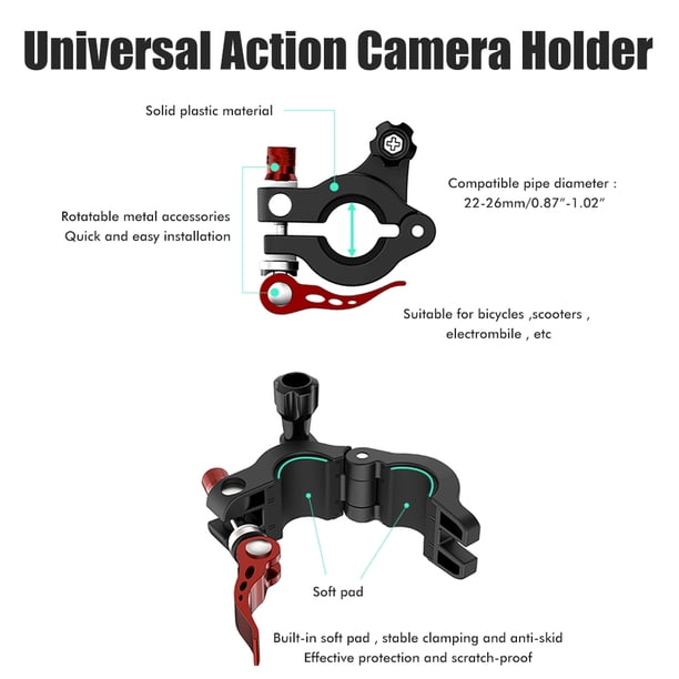 Soporte para control remoto de bicicleta con clip para RC compatible con DJI Mini 3 Pro Drone Accesorio para fotografía aérea