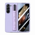 thumbnail image 6 of Allytechgroup Galaxy Z Fold 5 Case with Screen Protector, Shockproof Back Cover with Wristband Anti-Scratch Full Body Protective Bumper Phone Case for Samsung Galaxy Z Fold5, Purple, 6 of 9