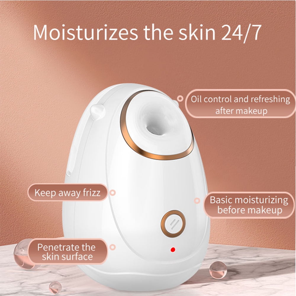 Facial Steamer, Nano-ion Facial Steamer with Aroma Therapy Design, Suitable for Home Facial Warming Spray Humidifier Sauna Sinuses Moisturizing Cleansing Pores Blackhead Facial
