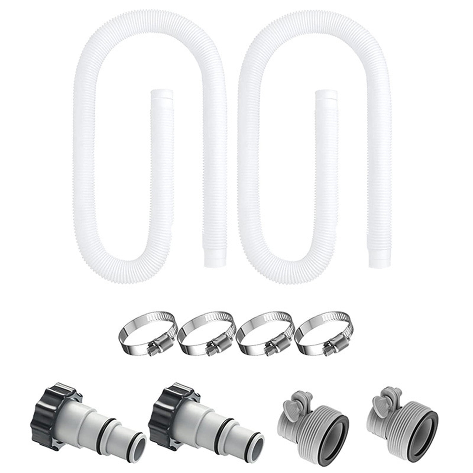 2 Pack Pool Pump Hose Replacement Kit, Swimming Pool Filter Hose