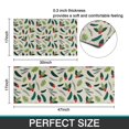 thumbnail image 7 of Green and Red Christmas Holly Pattern Kitchen Rugs Sets Of 2,Anti Fatigue Kitchen Mat Rugs Non Slip Washable,Decorative Kitchen Floor Mats for Kitchen,Sink,Laundry,17"x30"+17"x47", 7 of 7