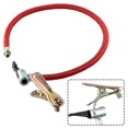 thumbnail image 3 of Bike Bicycle Inflator Hose 60cm Motorcycle Air Pump Tube With Clip Nozzle Durable And Practical Rubber + Metal Nozzle, 3 of 5
