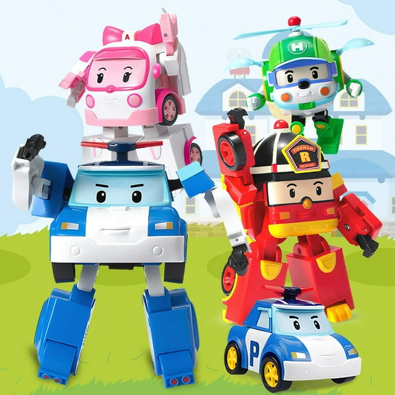 Mini robot transformador Robocar POLI