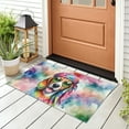 thumbnail image 3 of Hippie Beagle Portrait Watercolor Tie-Dye Vintage Styles Doormat Beagles Dog Lover Gifts Idea Indoor Outdoor Welcome Mat - 00014, 3 of 5