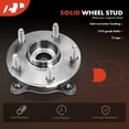 thumbnail image 5 of A-Premium Wheel Hub and Bearing Assembly Compatible with Lexus IS250 2006-2015 IS300 2016-2019 IS350 2015-2019 GS300 GS350 RC300 RC350 Front Side 2-PC Set, 5 of 9