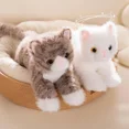 thumbnail image 2 of New Cute Simulation Cat Plush Toys Soft Stuffed 5 Colour Kitten Model Fake Cat Realist Animals Kids Girls Valentine's Day Gift, 2 of 5