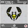 thumbnail image 3 of Kalair GFX Graphics Kit for Yamaha ATV Raptor 250 (All Years) Revolt Series, 3 of 5