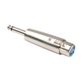 thumbnail image 1 of Moluckfu Adaptador Xlr A 6.35mm Plata Para Micrófono Camcorder Con Conexión Resistente, 1 of 8