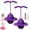 2*Purple, variant on Balance Jumping Ball, Crazy Jumper Jump Ball for Kids & Adults -Balance Board with Handle, Indoor & Outdoor Fun, Perfect for Balance, Coordination, And Fitness