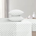 thumbnail image 4 of Sleepdown 100% Cotton Grey Percale Bed Sheet Set, Twin XL – Deep Pocket, 3-Piece, 4 of 8
