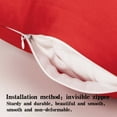 thumbnail image 3 of Ntbay 2 Pack Microfiber Toddler Pillowcases, Ultra Soft Travel Pillow Covers with Zipper Closure, 13" x 18", Wine Red, 3 of 6