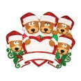 thumbnail image 6 of Personalized Family of 5 Christmas Ornament 2024 Family of Grizzly Bears 1 Count -Ornaments by Elves, 6 of 10