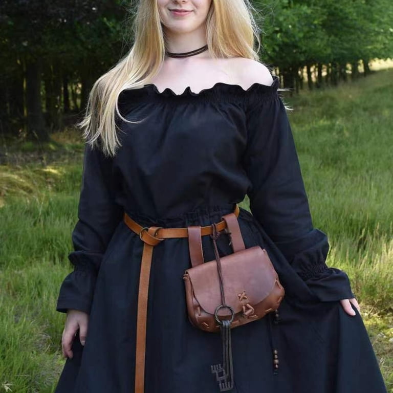 Tnobhg Vintage Waist Bag Renaissance Style Medieval Cosplay  display picture 3